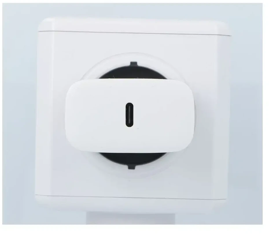 Įkroviklis Forcell + "USB-C (Type-C) to USB-C (Type-C)" (1xUSB-C 3A 25W) baltas