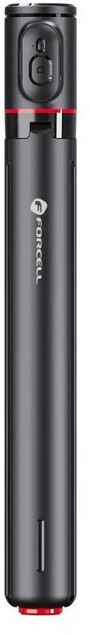 FORCELL F-GRIP F170XL automatinė asmenukių lazda su nuotolinio valdymo pultu, trikojis, juodas