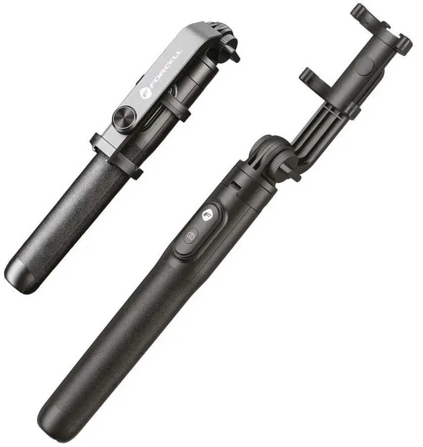 Asmenukių lazda + trikojis Forcell F-GRIP (S150XL) (Bluetooth) juoda