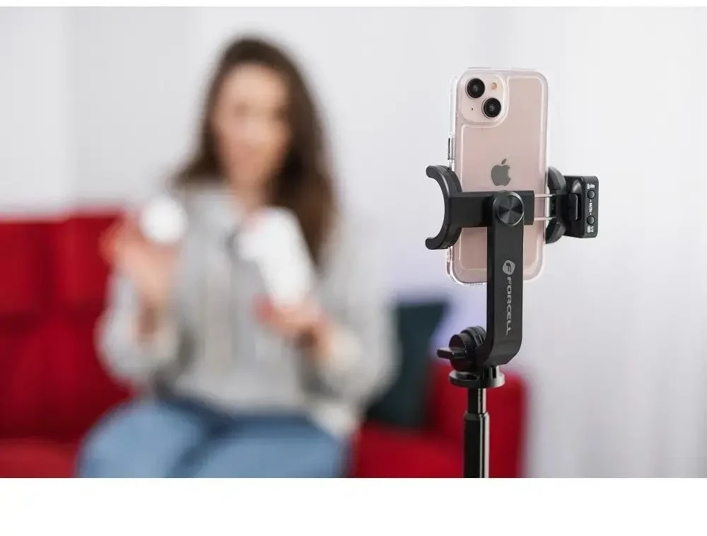 Asmenukių lazda + trikojis Forcell F-GRIP (S150XL) (Bluetooth) juoda