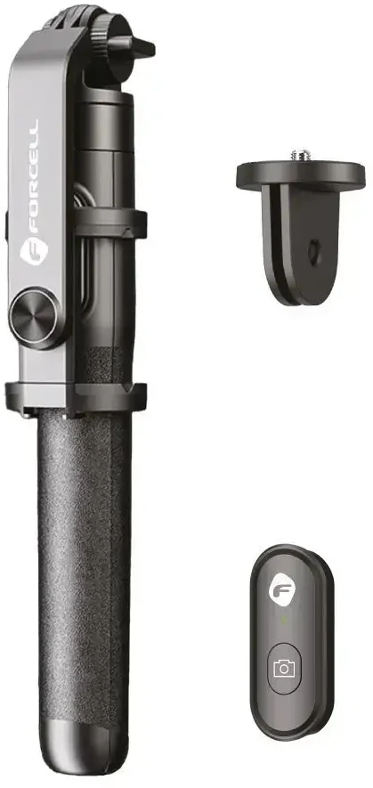 Asmenukių lazda + trikojis Forcell F-GRIP (S150XL) (Bluetooth) juoda