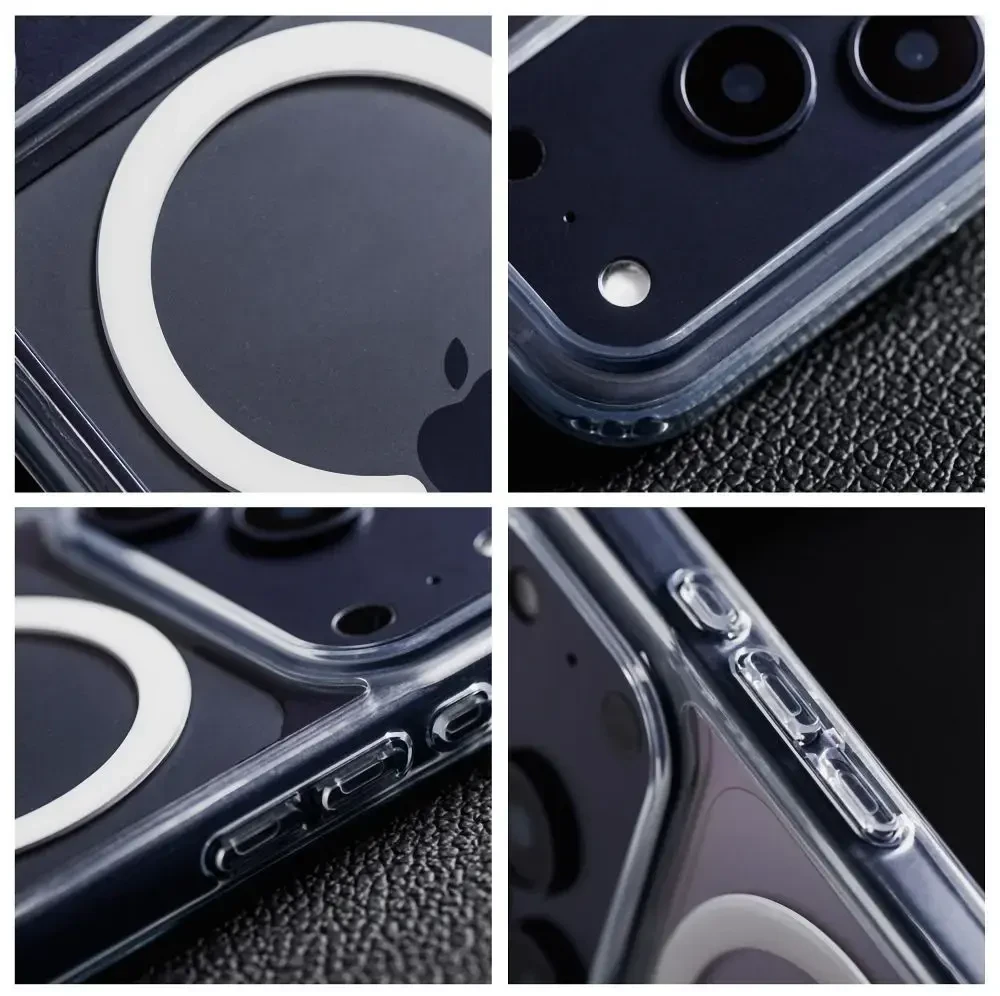 Dėklas „Samsung S26 PLUS Forcell F-Protect Clear Hybrid Premium“ dėklai yra patogūs ir skaidrūs, „MagSafe“ 0INT.