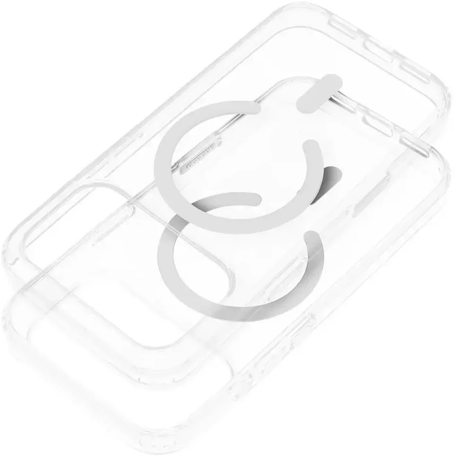 Dėklas „Samsung S26 Forcell F-Protect Clear Hybrid Premium“ dėklai yra patogūs ir skaidrūs, „MagSafe“ technologija.