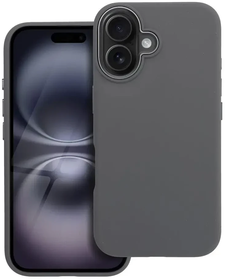 „iPhone 16 Forcell F-Protect Frame Premium“ dėklas, suderinamas su „Magsafe“ pilka spalva