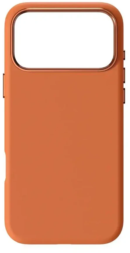 „iPhone 17 Pro / 18 Pro“ dėklas (žemas kameros kraštas), „Forcell F-Protect Frame Premium“, suderinamas su „Magsafe“, oranžinis