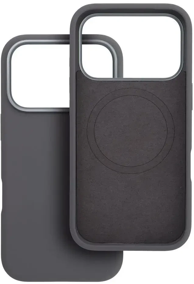 „iPhone 17 Forcell F-Protect Frame Premium“ dėklas, suderinamas su „Magsafe“ pilka spalva