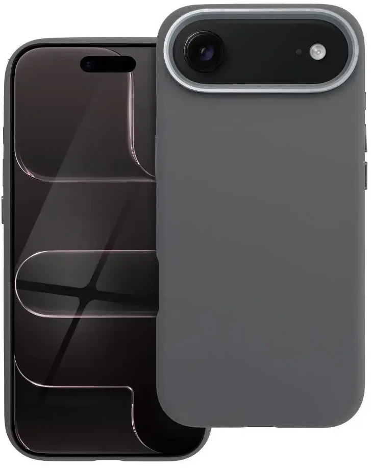 „iPhone 17 AIR Forcell F-Protect Frame Premium“ dėklas, suderinamas su „Magsafe“ pilka spalva