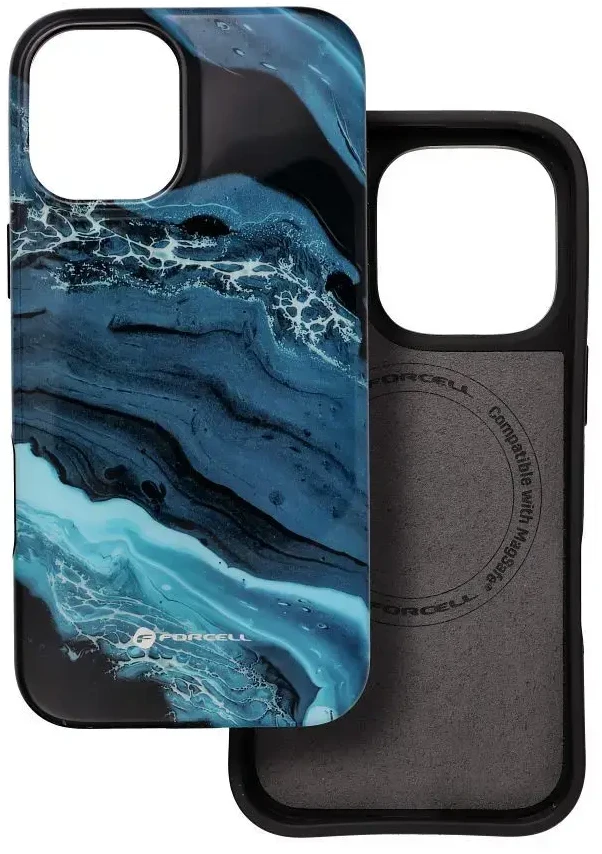 „iPhone 16 PLUS“ dėklas „Forcell F-Protect Mirage“, suderinamas su „Magsafe“ ir kariniu smūgio testu, atsparus giliavandenėms sritims.