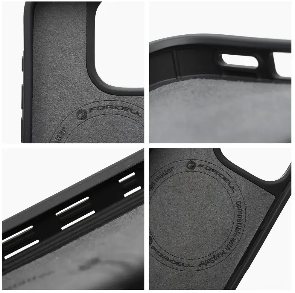 „iPhone 15 PRO MAX“ dėklas „Forcell F-Protect Mirage“, suderinamas su „Magsafe Military Drop Test“, giliavandenis