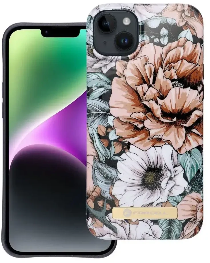 „iPhone 14 PLUS“ dėklas „Forcell F-Protect Mirage“, suderinamas su „Magsafe bloom bush“