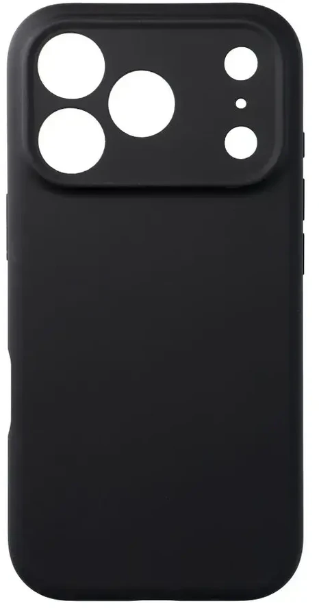„iPhone 17 Pro / 18 Pro“ dėklas (žemas kameros kraštas), „Forcell F-Protect Rubber Premium“, suderinamas su „MagSafe“ (juodas)