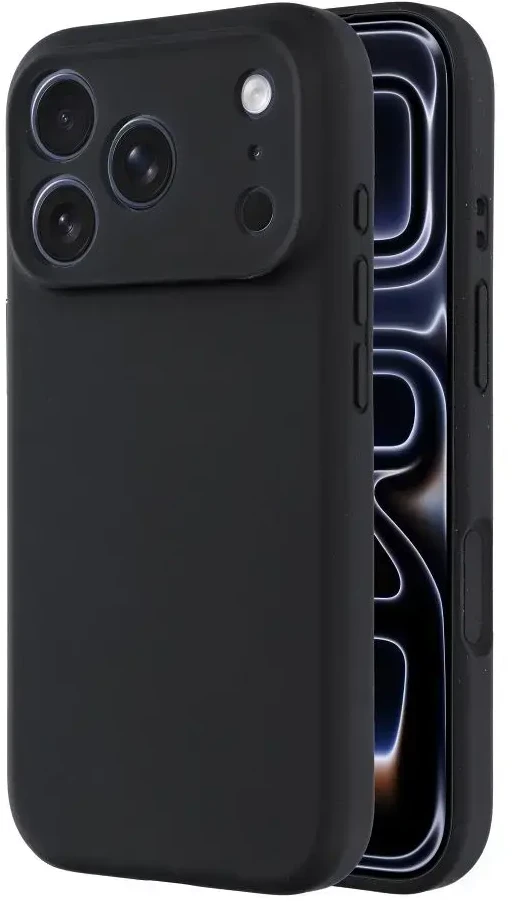 „iPhone 17 AIR“ dėklas „Forcell F-Protect Rubber Premium“, suderinamas su „MagSafe“ juodas