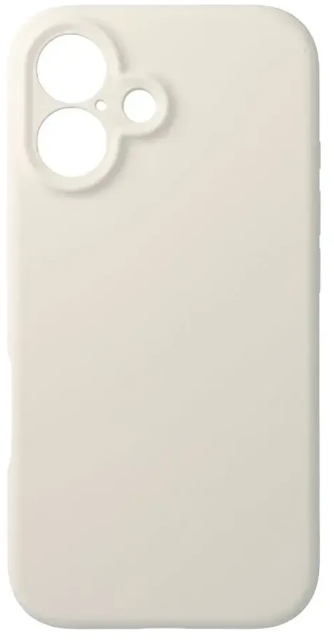 „iPhone 16 Forcell F-Protect Rubber Premium“ dėklas, suderinamas su „MagSafe“ antikvarinėmis baltomis