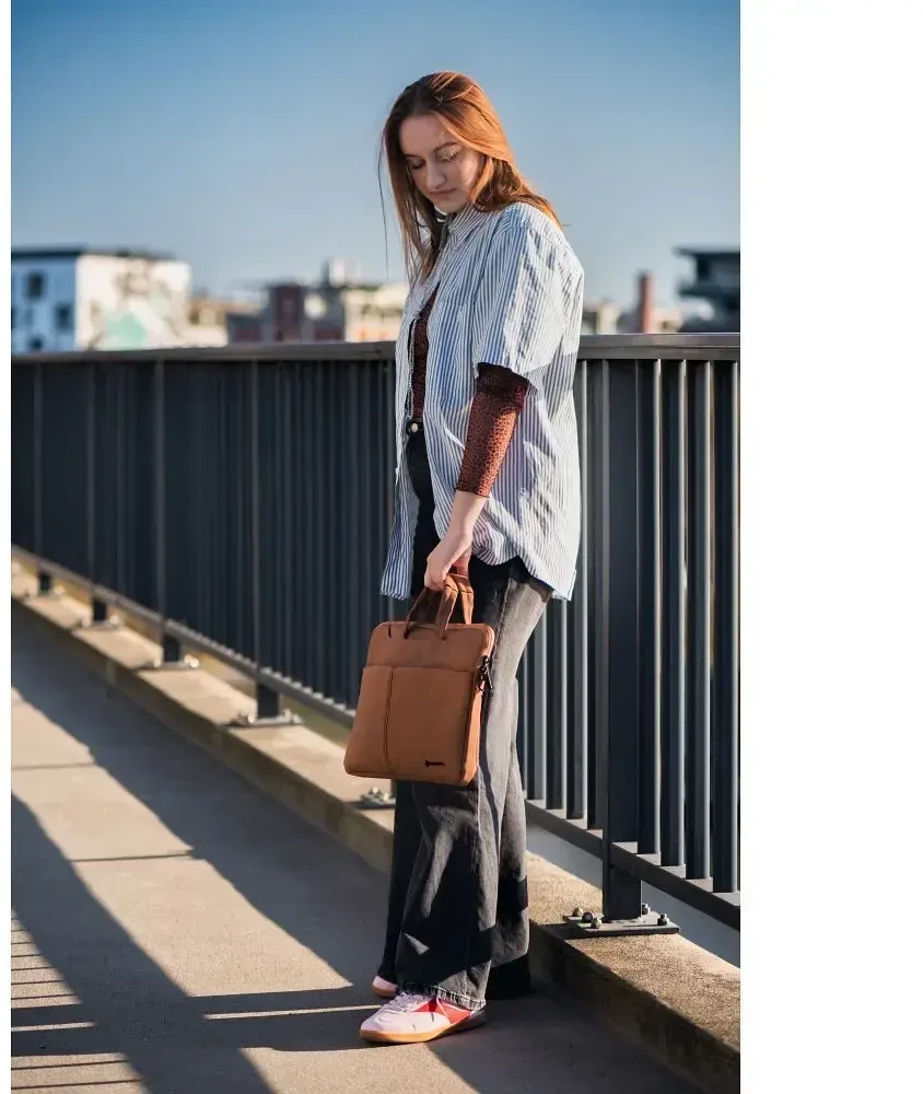 FORCELL F-PROTECT URBAN STYLE Bag for Nešiojamas kompiuteris 15,6" ruda