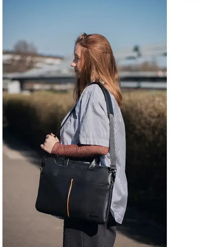 FORCELL F-PROTECT URBAN STYLE Bag for Nešiojamas kompiuteris 15,6" juodas