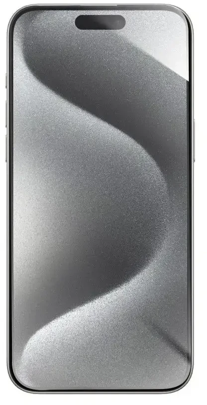 Hibridinis stiklas iPhone 15 PRO MAX Forcell Flexible 5D juodas
