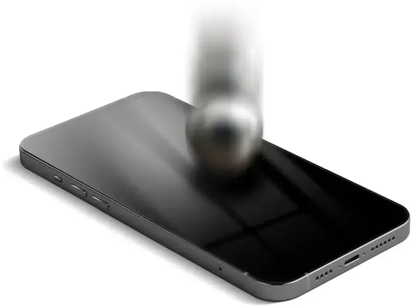 Hibridinis stiklas su „iPhone 16 Forcell Flexible Nano Glass“