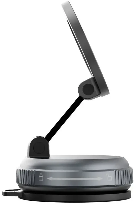 FORCELL Magic Mag magnetinis siurbtukas telefono laikiklis, suderinamas su MagSafe juodas