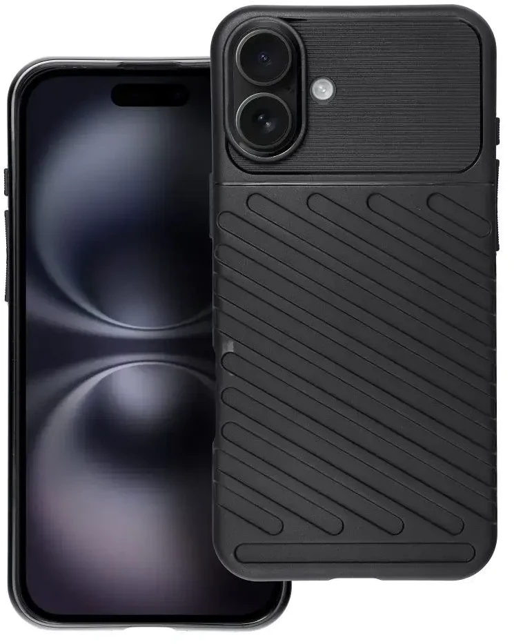 Dėklas Oem Case for iPhone 16 PLUS Thunder juodas