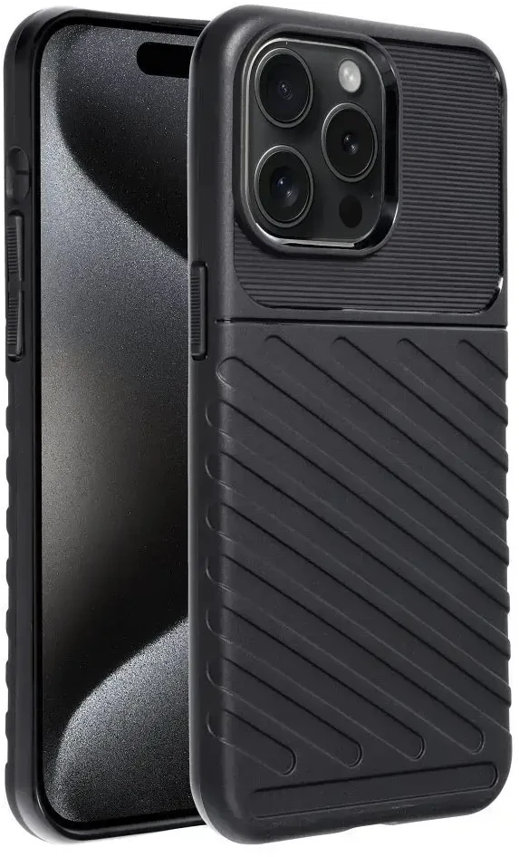 Dėklas Oem Case for iPhone 15 PRO MAX Thunder juodas