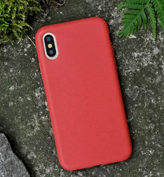 Dėklas Forever "BIOIO Biodegradable Back Cover Case Apple iPhone 12 / 12 Pro" Raudona