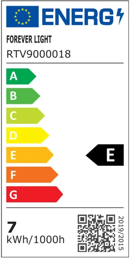 „Telforceone Forever Light“ LED lemputė E27 C37 7,2 W 840 lm 6000 K, E klasė