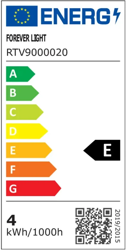 „Telforceone Forever Light“ LED lemputė E27 G45 4,2 W 480 lm 4000 K, E klasė