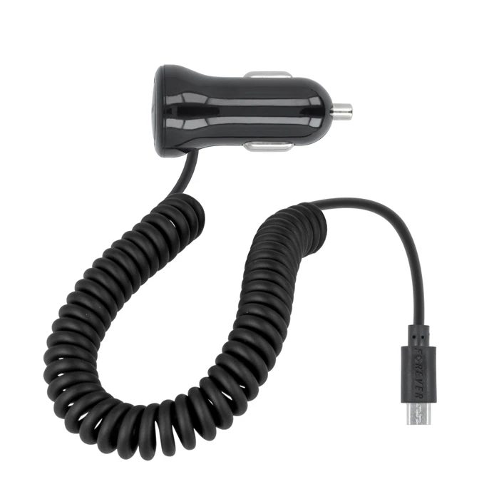USB įkroviklis Forever M-01 USB 1.5m Juodas
