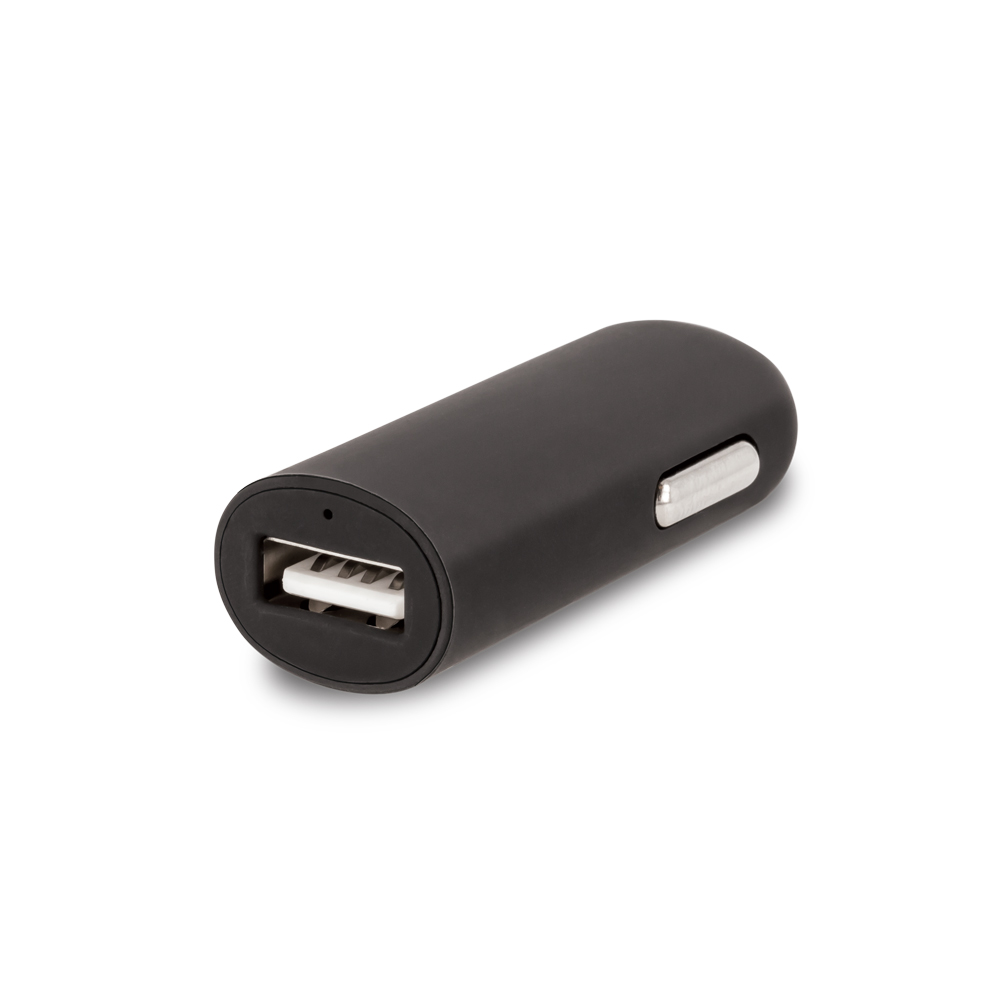 Forever M02 automobilinis įkroviklis 1x USB 2A juodos spalvos + Lightning kabelis