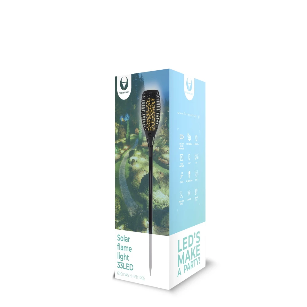 Forever TelForceone Saulės liepsnos lemputė 33LED 600mAh Ni-Mh IP65