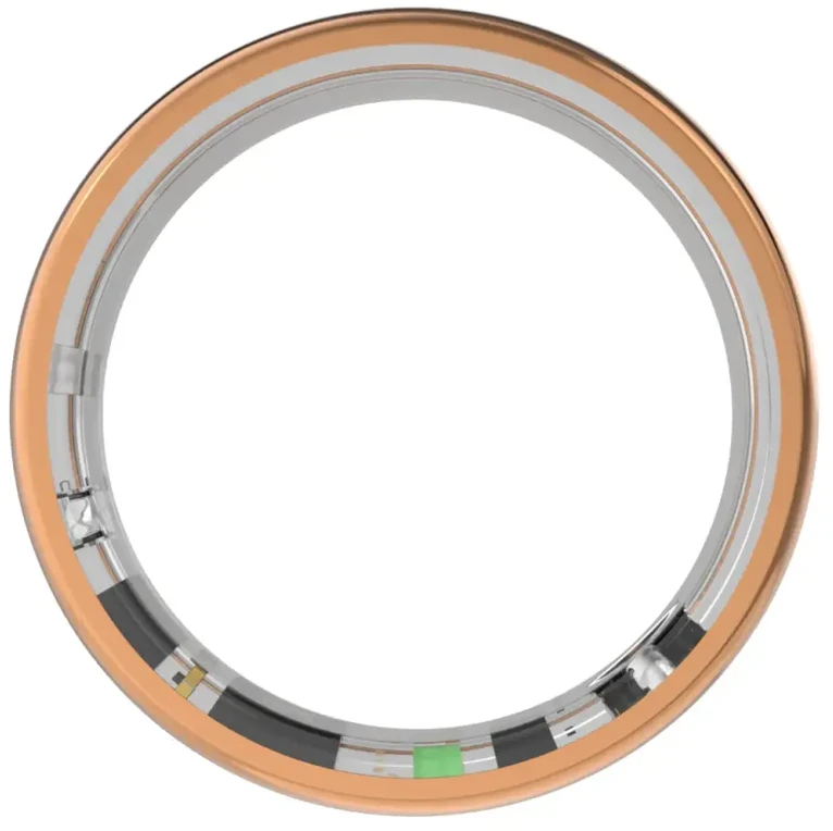 Išmanusis laikrodis „Forever Smartring Botanical SR-101“ rožinio aukso spalvos, 10 dydis