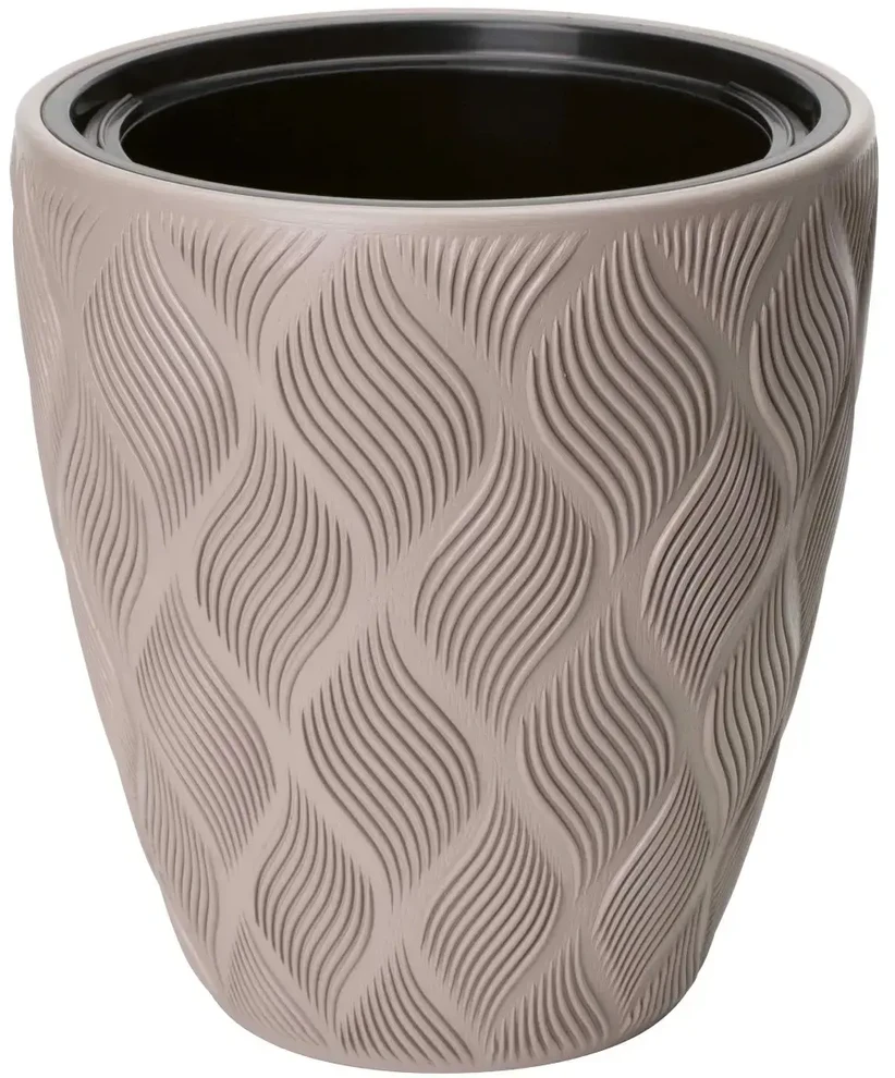 FORM PLASTIC Gėlių vazonas Flow 40cm rudas
