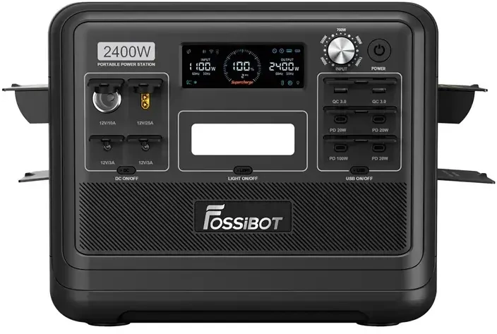 FOSSIBOT F2400 2400W Charging Station Juodas