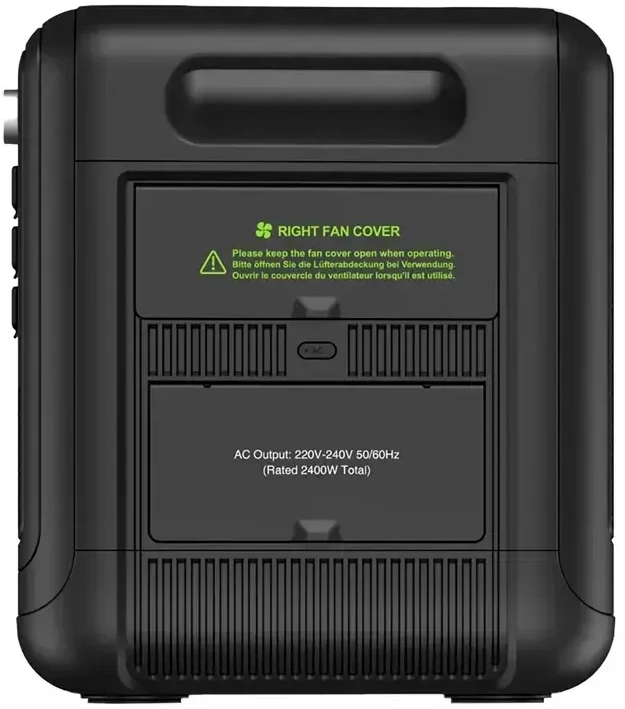 FOSSIBOT F2400 2400W Charging Station Juodas