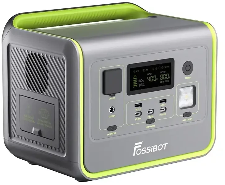 FOSSIBOT F800 800W Charging Station Žalias