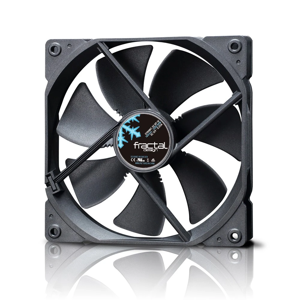 Fractal Design | Dynamic X2 GP-14 | Juodas | Korpuso ventiliatorius