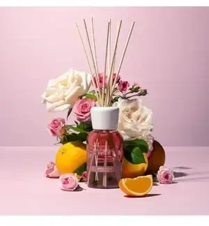 Millefiori Milano Fragrance Diffuser Ambra & Rosa, 100 ml