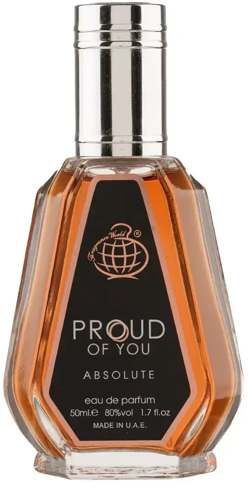 Fragrance World Proud of You Absolute EDP parfumuotas vanduo vyrams, 50 ml