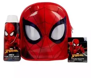 Fragrances For Children Marvel Air-Val Spider-Man rinkinys vaikams (kuprinė + EDT, 50 ml + dušo želė, 300 ml)