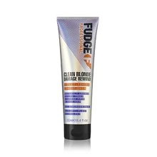 Fudge Professional Clean Skirtas šviesiems plaukams Damage Rewind Violet-Toning Conditioner kondicionierius pažeistiems šviesiems plaukams, 1000 ml