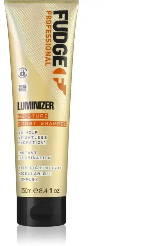 Fudge Professional Luminizer Moisture Boost Šampūnas drėkinantis spindesio suteikiantis šampūnas, 250 ml