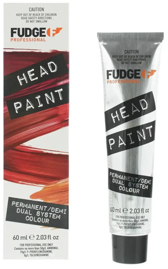 Fudge Fudge Professional, Head Paint, Triple Conditioning Complex, Permanent Hair Dye, 55.26 Light Intense Violet Raudona Brown, 60 ml For Women