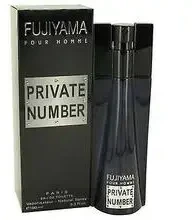 Vyrų kvepalai Fujiyama EDT 100 ml Private Number Pour Homme