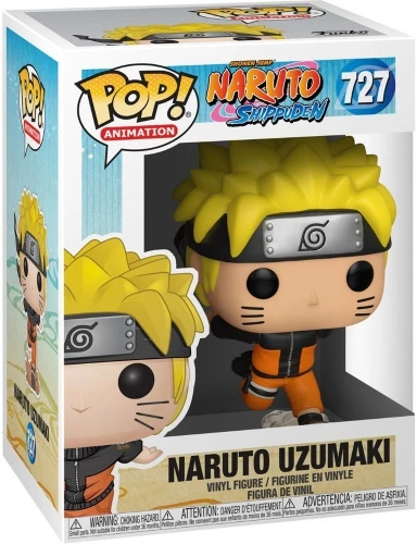 FUNKO POP! Vinilinė figūrėlė: Naruto Shippuden - Bėgantis Naruto Uzumaki, 9,5 cm