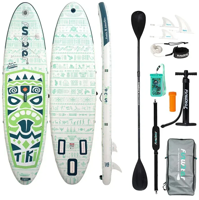 FunWater SUP paddleboard SUPFW05D Tiki 3,2m (žalias)