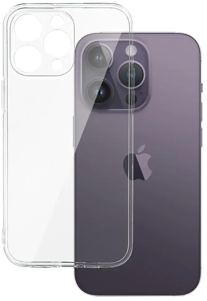 Dėklas Fusion Accessories Topt Galinis dangtelis 2 mm idealiai tinkantis iPhone 14 Pro Max skaidrus