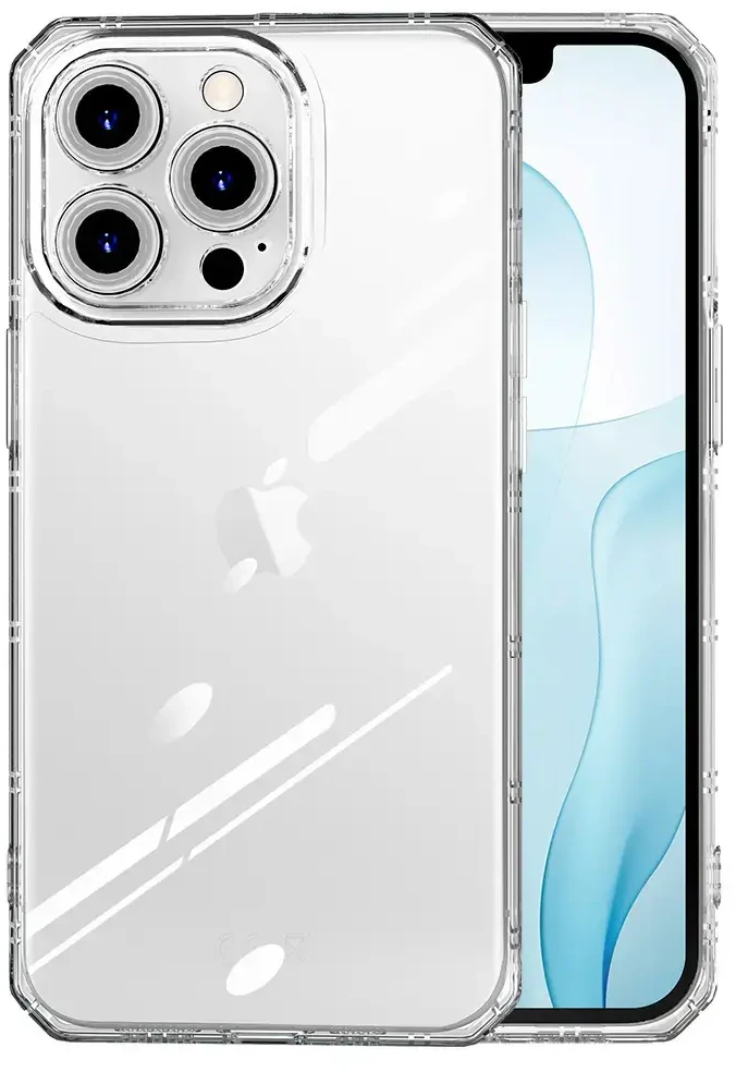 Fusion Accessories Topt Armor Antishock dėklas skirtas iPhone 15 Pro skaidrus