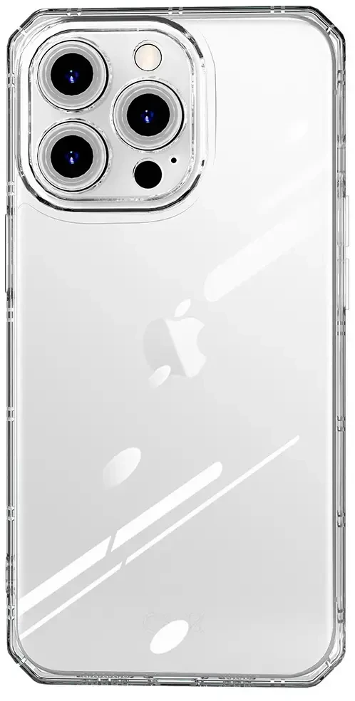 Fusion Accessories Topt Armor Antishock dėklas skirtas iPhone 15 Pro skaidrus