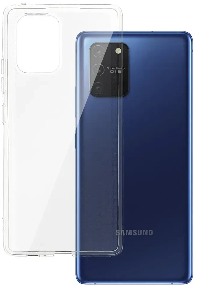 Dėklas Topt Galinis dangtelis 2 mm idealiai tinkantis Samsung Galaxy S10 Lite skaidrus