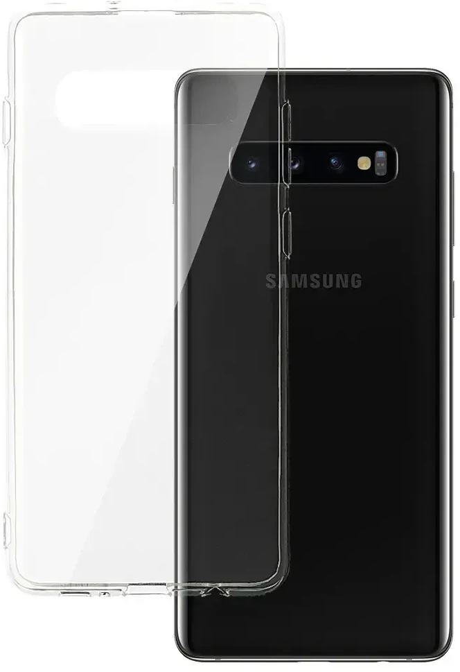 Dėklas Topt Galinis dangtelis 2 mm idealiai tinkantis Samsung Galaxy S10 Plus skaidrus
